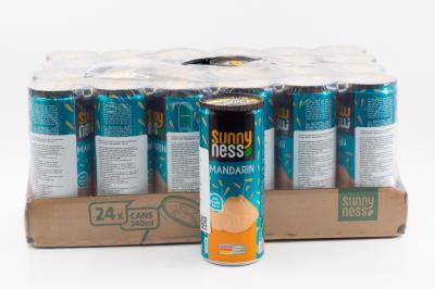 Напиток безалкогольный сокосодержащий Sunny Ness Мандарин (Иран) 240мл ж/б