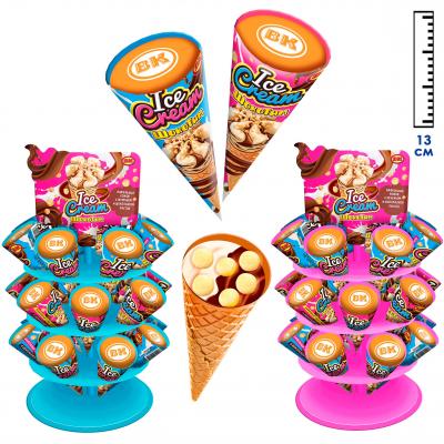 Вафельный рожок с печеньем и шоколадной пастой Шокотим ICE CREAM (Китай) 16г