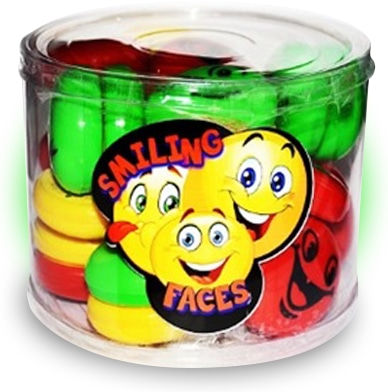 Сахарное драже Смайлики Smiling faces candy 75 грамм