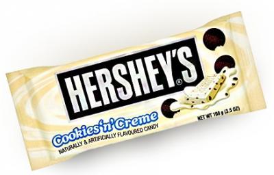 Шоколад Hersheys Cookies с печеньем и кремом 100 грамм