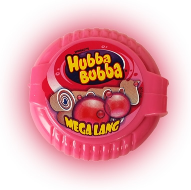 Жевательная резинка лента Wrigley's Hubba Bubba Raspberry 56 грамм