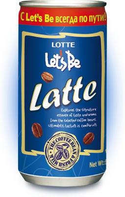 Кофе Let's be в банках Latte 240 мл