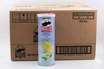 Чипсы Pringles со вкусом Лайм&Тарт (Китай) 110г