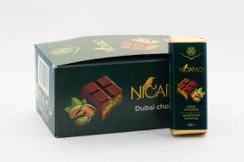 Дубайский шоколад молочный NICARAO (Россия) 100г