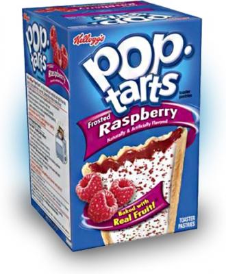 Печенье Pop Tarts 8 PS Frosted Raspberry с малиной 416 грамм