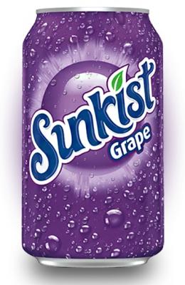 Напиток Sunkist Grape 0,355 л